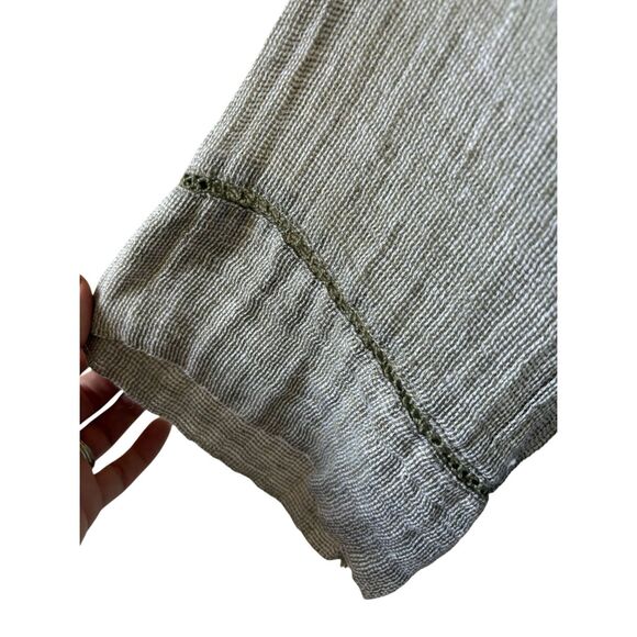 Pure J Jill linen 100% linen size XL see through top Tunic Green - Picture 7 of 10